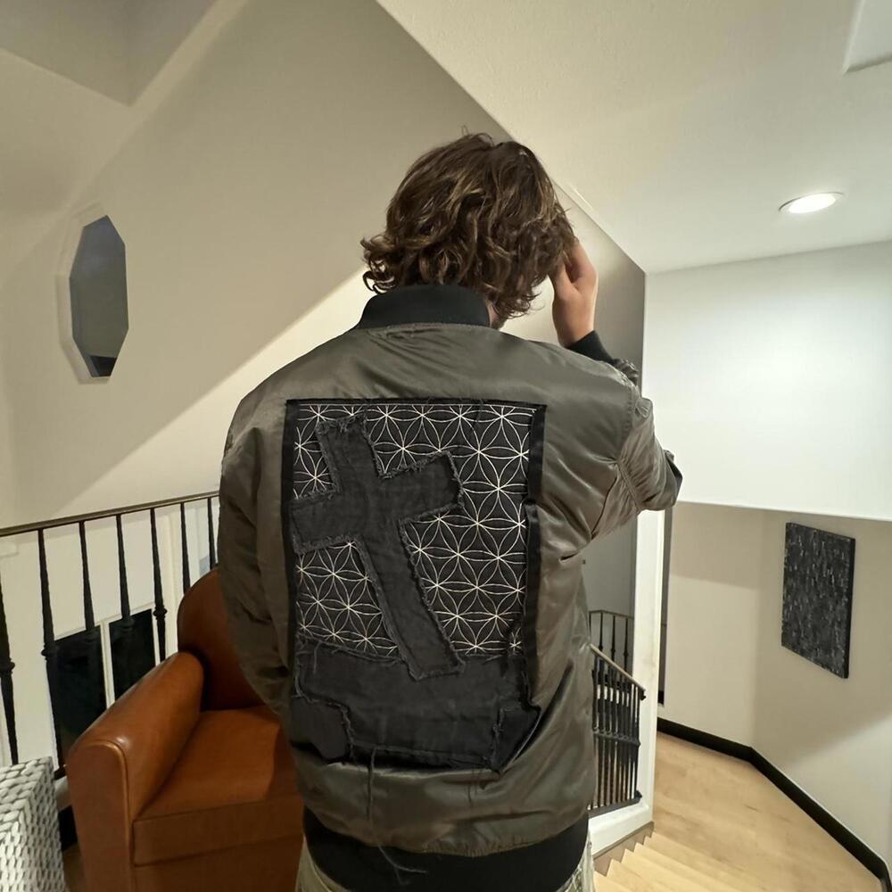 Msftsrep X $UICIDEBOY$ Military Cross Jacket